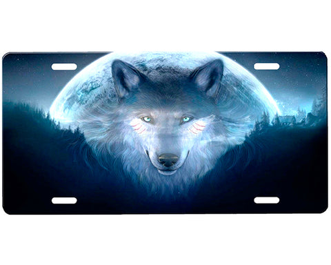 Wolf License Plate