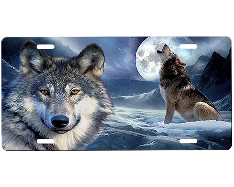 Wolf License Plate