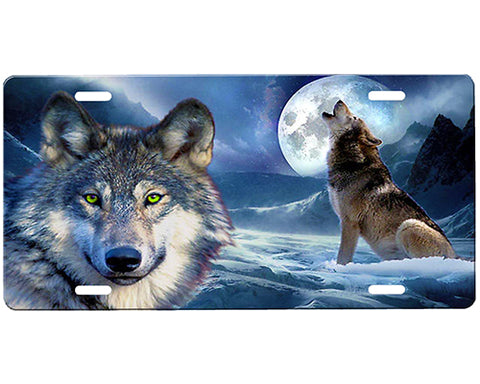 Wolves License Plate